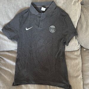PSG Nike Gray Polo Shirt Classic Design